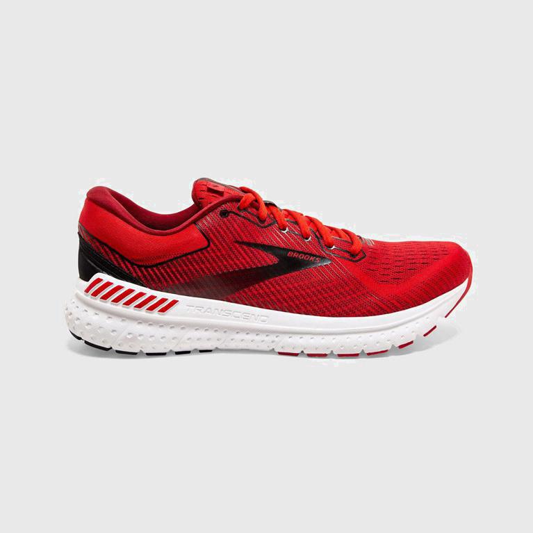 Brooks Transcend 7 Israel - Men's Road Running Shoes - Red (35682-SONR)